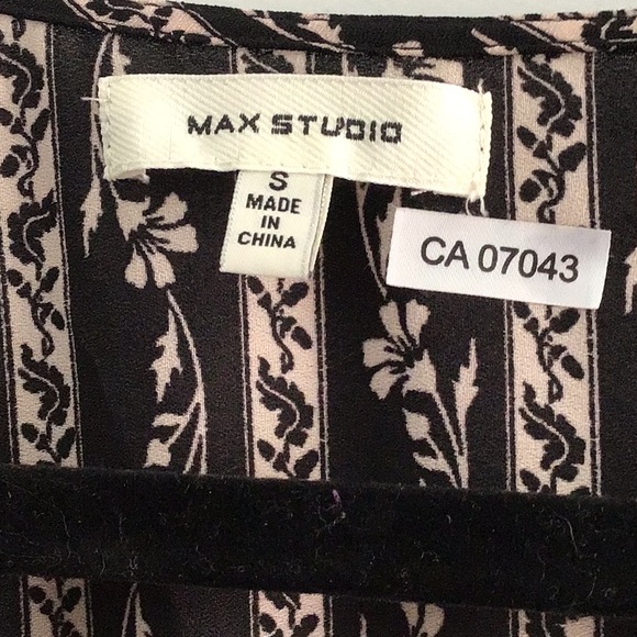 Black and cream Max Studio maxi dress - Picture 2 of 4